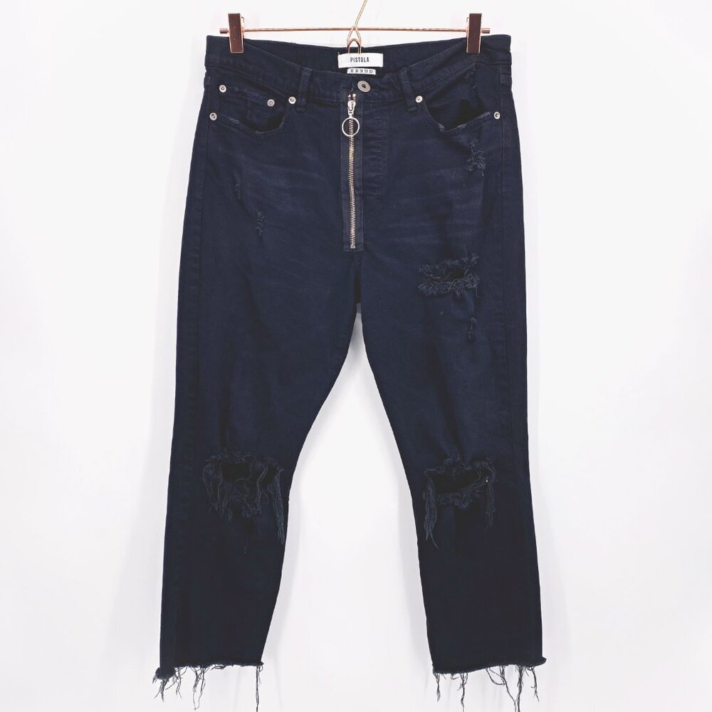 Pistola‎ Nico Distressed Exposed Zipper Jeans